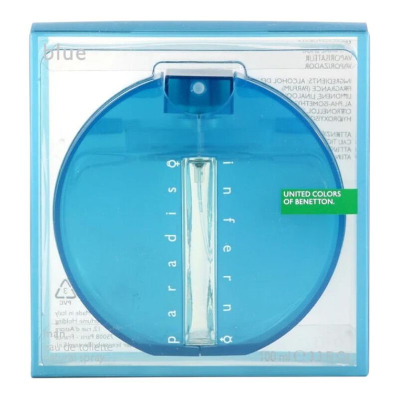 Perfume Benetton Paradiso Inferno Blue Edt 100 ... image number null