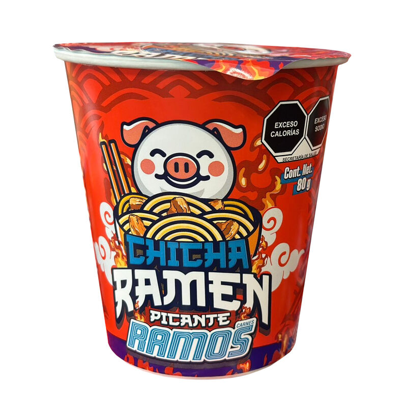 Chicha Ramen Ramos Noodles Con Chicharrón De Ce... image number null