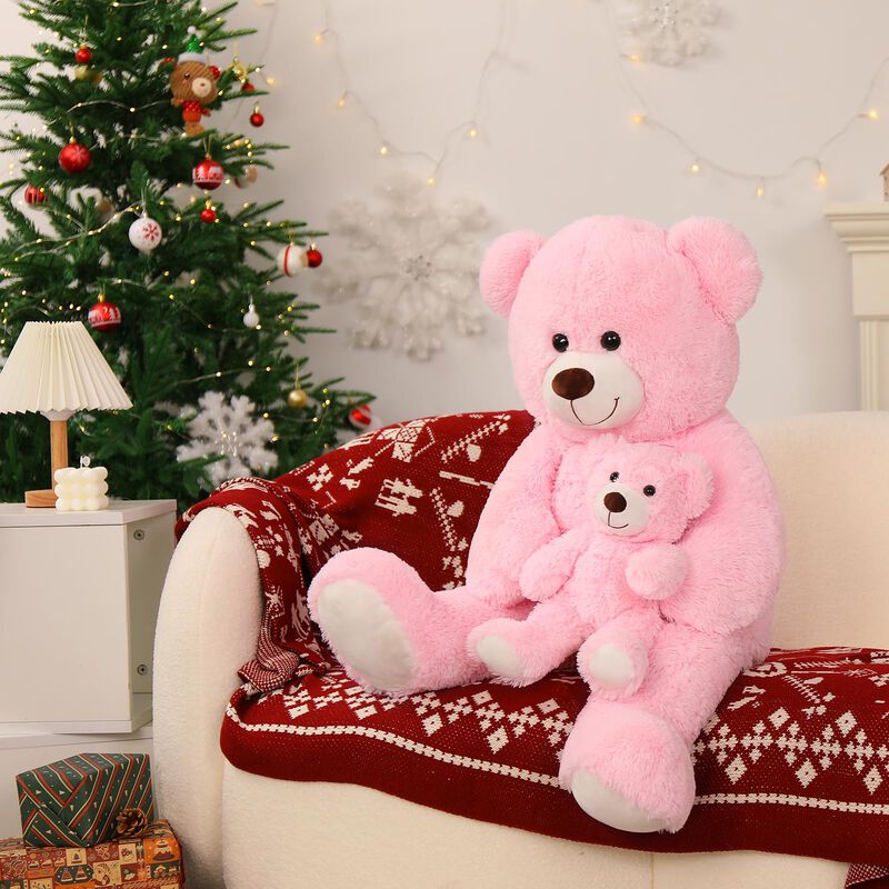 Oso De Peluche Morismos Giant, Rosa, 100 Cm, Co... image number null