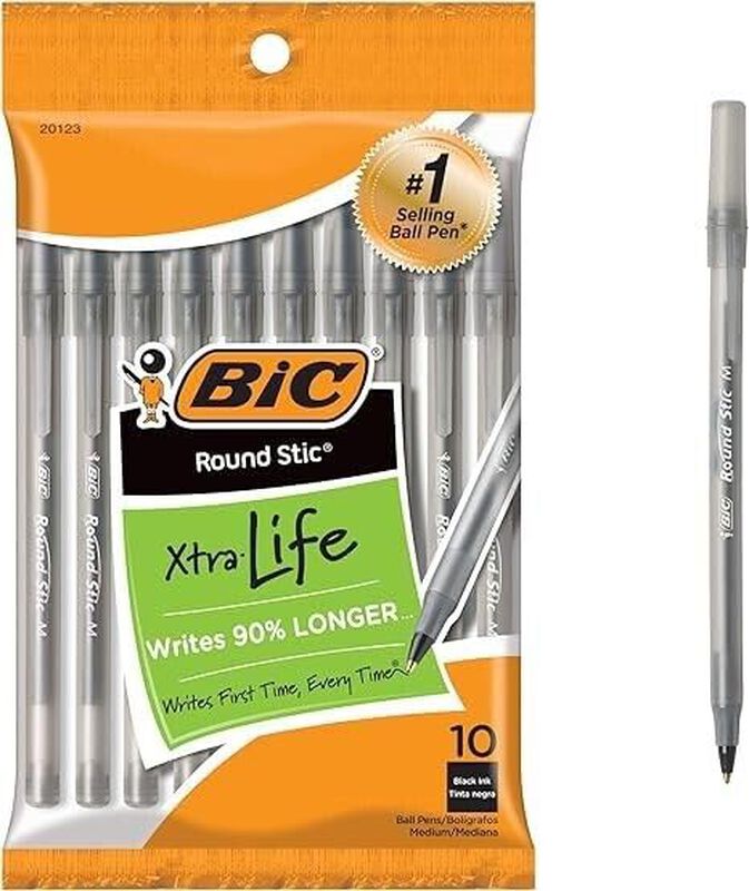 Bol&iacute;grafo Bic 120 Unidades Tinta Negra image number null