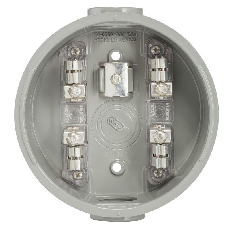 Base Medidor de Luz 4 Terminales De Lat&oacute;n image number null