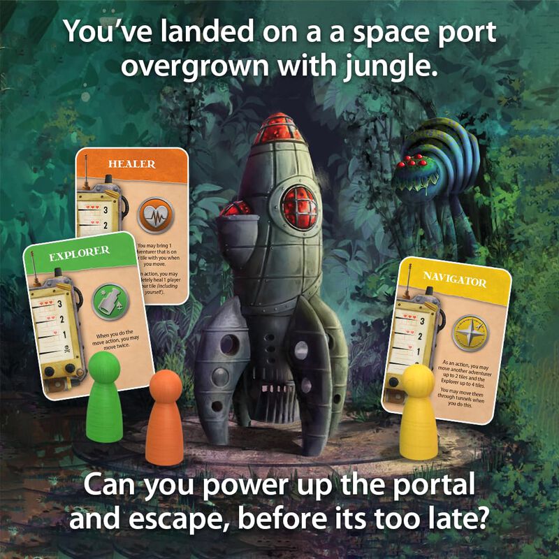 Juego De Mesa Gamewright Forbidden Jungle Coope... image number null