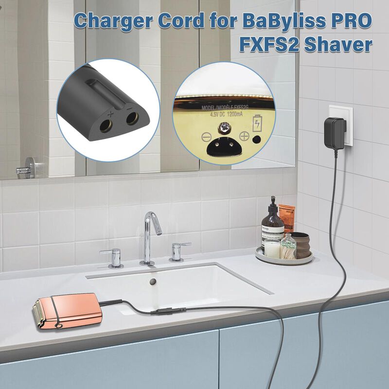 Cable De Alimentaci&oacute;n De 4,5 V Para Babyliss Pr... image number null