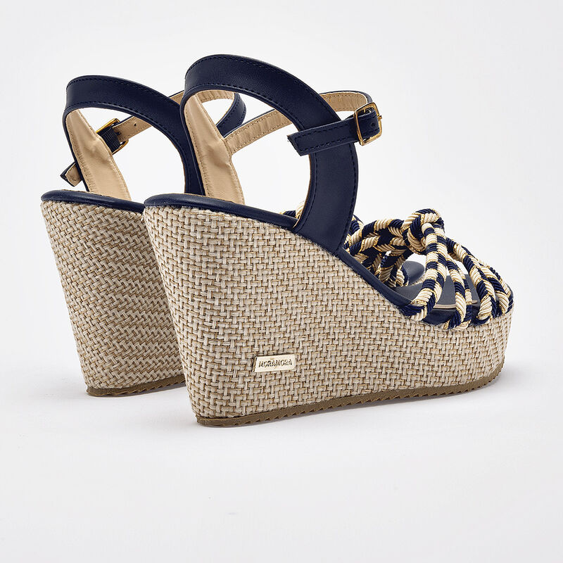 Moramora sandalia cu&ntilde;a para mujer marino cod 14... image number null