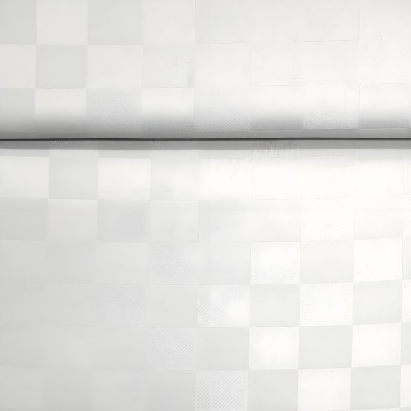 Mantel Para Comedor Rectangular Color Blanco image number null