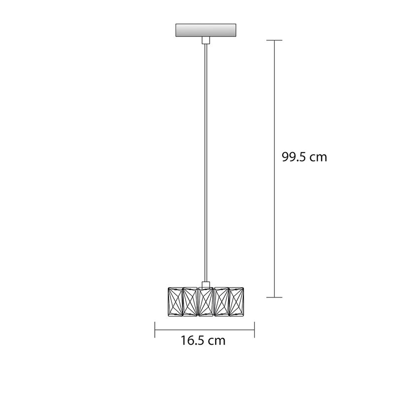 Colgante De Cristal Harlow 010 Mil Luces image number null