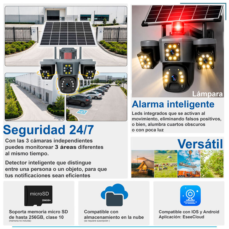 Video C&aacute;mara De Seguridad Vak Para Exterior Vs-... image number null