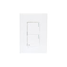 10 Pack Placa de 3 M&oacute;dulos + Apag. Escalera de 1.5 M&oacute;d. Y Apag. de 1.5 M&oacute;d. Blanco iGoto
