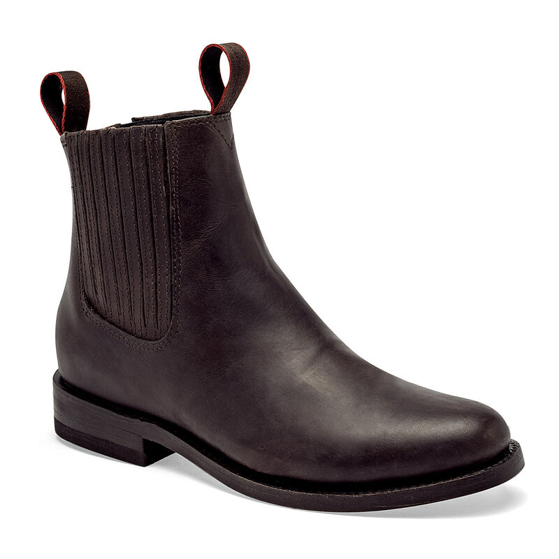 Andre V Bota para hombre. Caf&eacute;, suela de cuero image number null