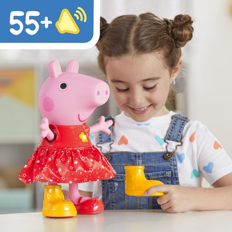 Mu&ntilde;eca Interactiva Peppa Pig Peppa's Muddy Pudd... image number null