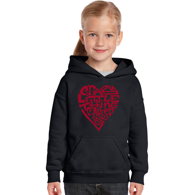 Sudadera Con Capucha Word Art Para Ni&ntilde;a - Crazy... image number null