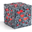 R&eacute;plica del mineral de Redstone con luz - Minecraft, 10 cm