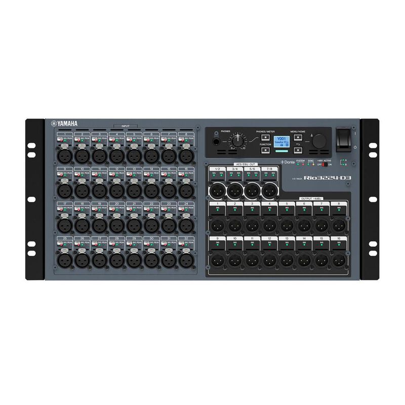 Yamaha RIO3224-D3 Rack de E/S 32 Entradas 24 Sa... image number null