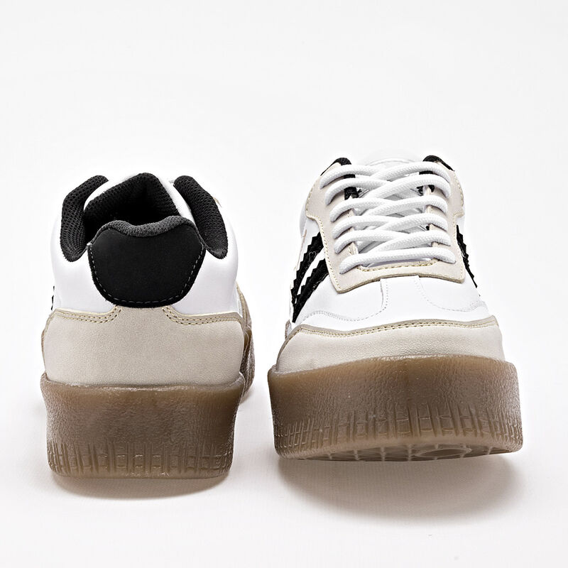 Daddy Tenis urbano para mujer blanco negro image number null