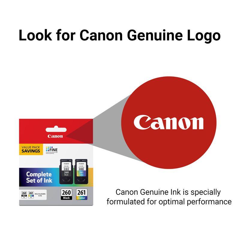 Cartucho De Tinta Canon Pg260/cli-261 Genuine V... image number null