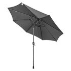 Sombrilla Jard&iacute;n Exterior 2.63m Inclinaci&oacute;n Playa Terraza Gris Jardimex
