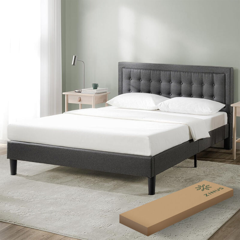 Zinus Dachelle | Base De Cama Queen Con Cabecer... image number null