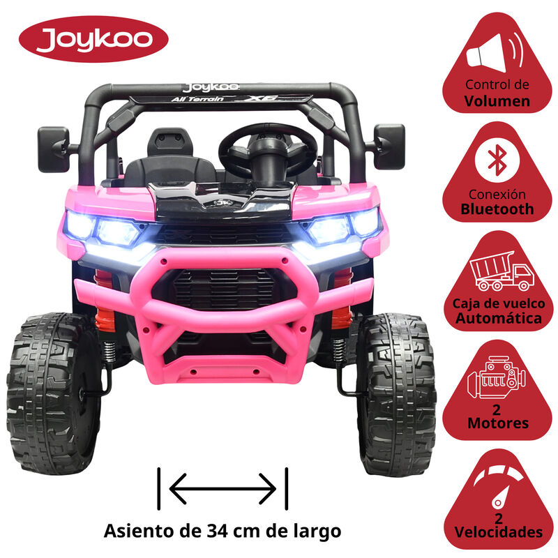 Montable El&eacute;ctrico para Ni&ntilde;os Tractor 6x6 Caja ... image number null