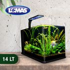 Lomas Acuario Nano Largo Par Peces Con Capacidad De 14 Litros