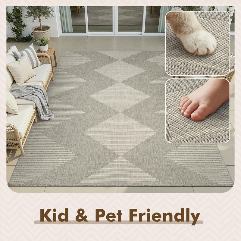 Alfombra Montvoo 183x274 Cm Polipropileno Boho ... image number null