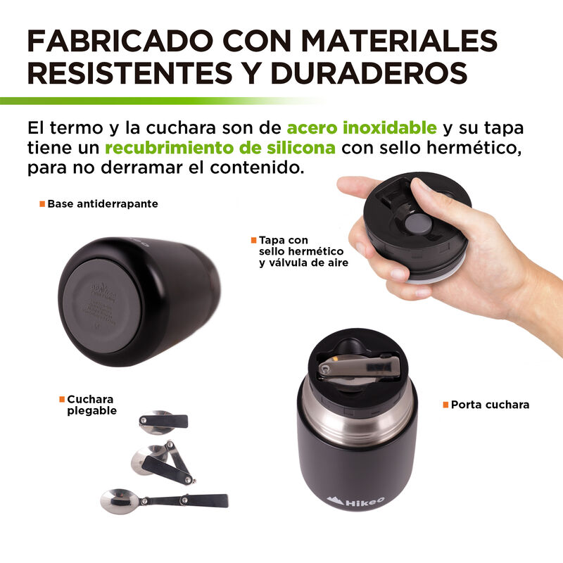 Termo para Comida 628 ml Hikeo image number null