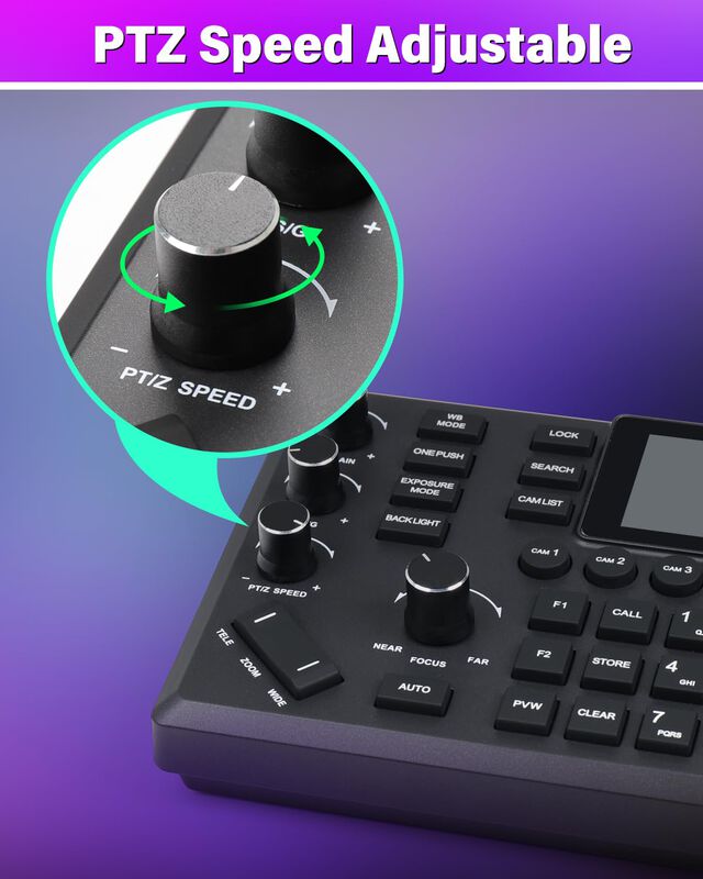 Controlador Ptz Fomako Kc608 Pro Con Vista Prev... image number null