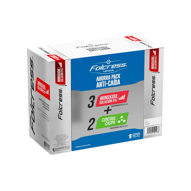 Kit Capilar Folcress Anticaída Minoxidil + Cont... image number null