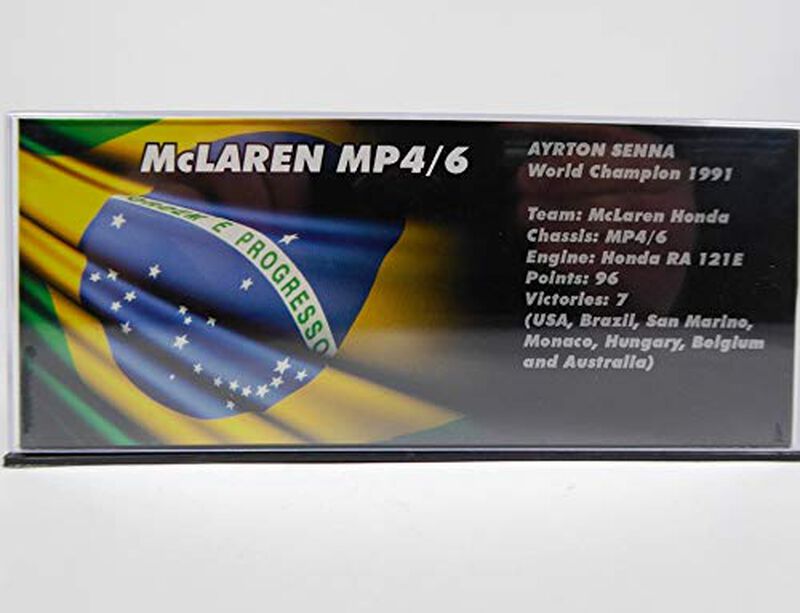Colecci&oacute;n De Coches Opo 10 Ayrton Senna Mclaren... image number null