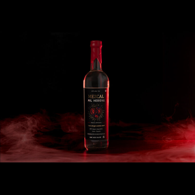 Mil Heridas Mezcal Espad&iacute;n 375 ML image number null