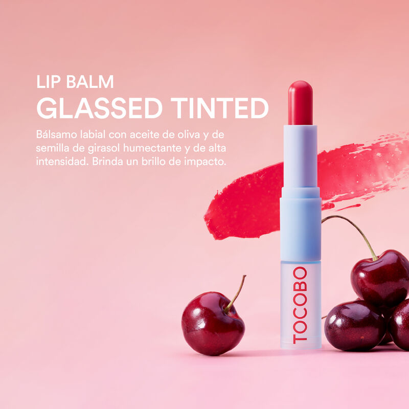 Tocobo Glass Tinted Lip Balm 011 Flush Cherry 3... image number null