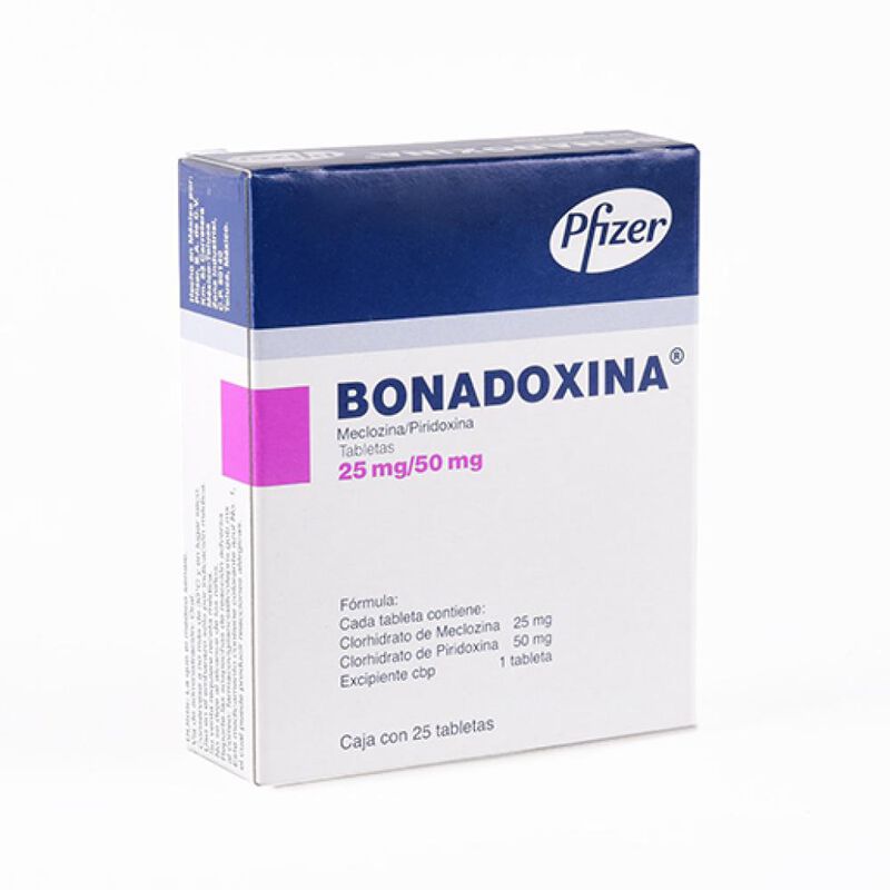 Bonadoxina 25/50 Mg 25 Tableta(s) image number null