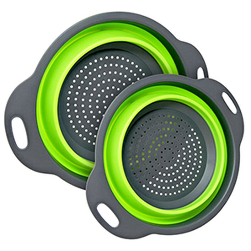 Juego de Coladores Colapsables 2 Piezas image number null