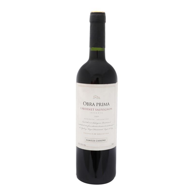VT CABERNET SAUVIGNON OBRA PRIMA R 750ML image number null