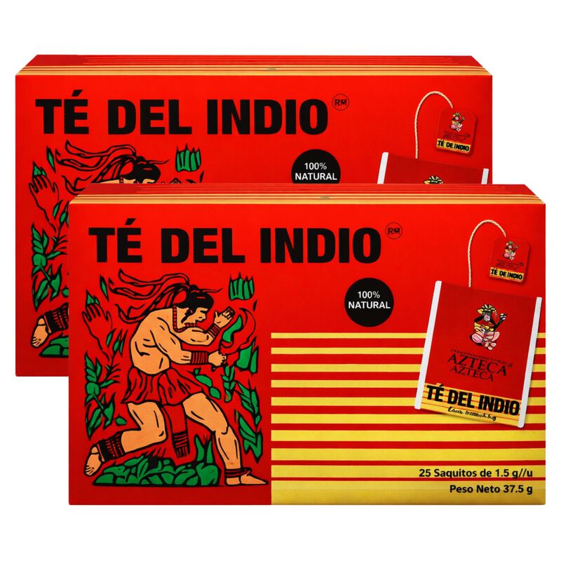 T&eacute; Five Brothers Products Del Indio 2&times;25 Bolsas image number null