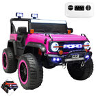 Montable Electrico Camioneta 4x4 para Ni&ntilde;os Bluetooth Luces Led Control Remoto Bater&iacute;a 12v - Rosa