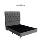 Combo Melfi King Size Gris Plata