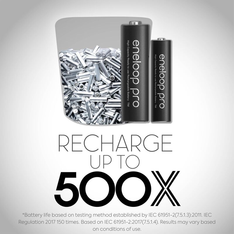 Pilas Recargables Panasonic Eneloop Pro Aa 2500... image number null