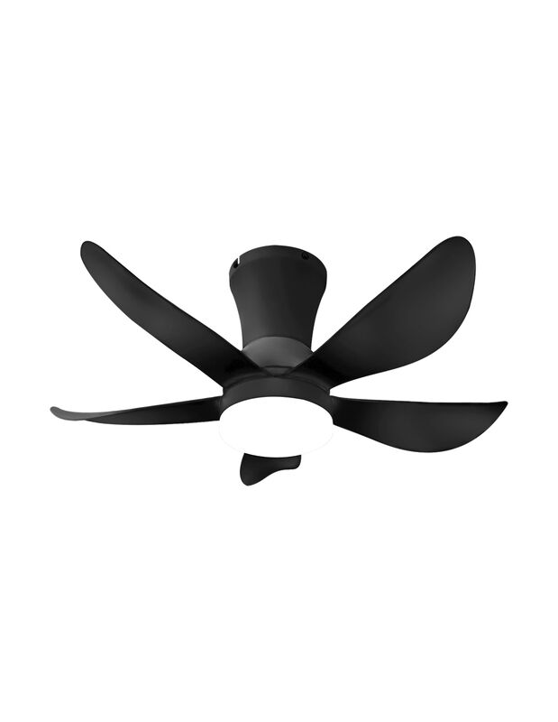 Ventilador de Techo MIL LUCES FLORIS NEGRO - Di... image number null