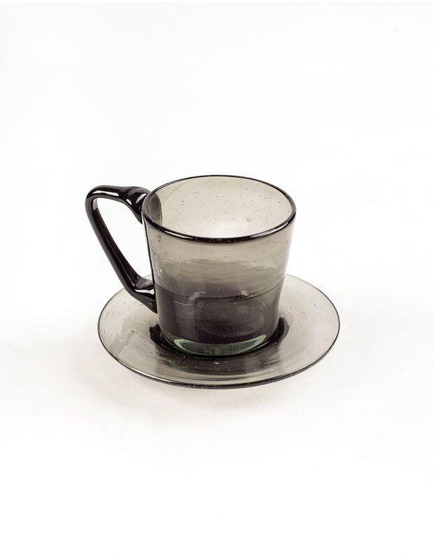 Tazas c/ Platos Set de 6 Tazas con Plato de Vid... image number null
