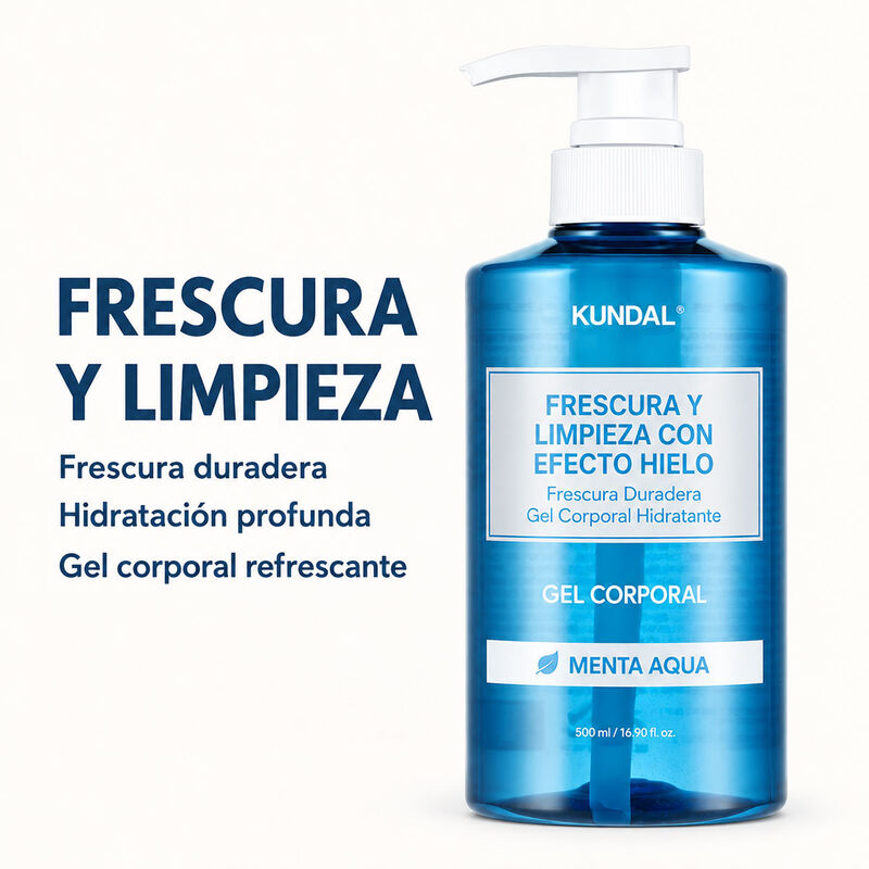 Kundal Jab&oacute;n L&iacute;quido Aqua Mint 500ml Body Wash image number null