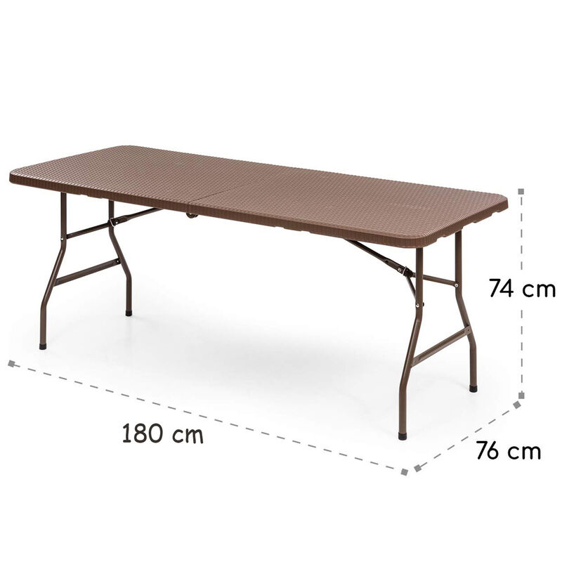 Tablón Plegable De Plástico 1.80 Metros Rattan ... image number null