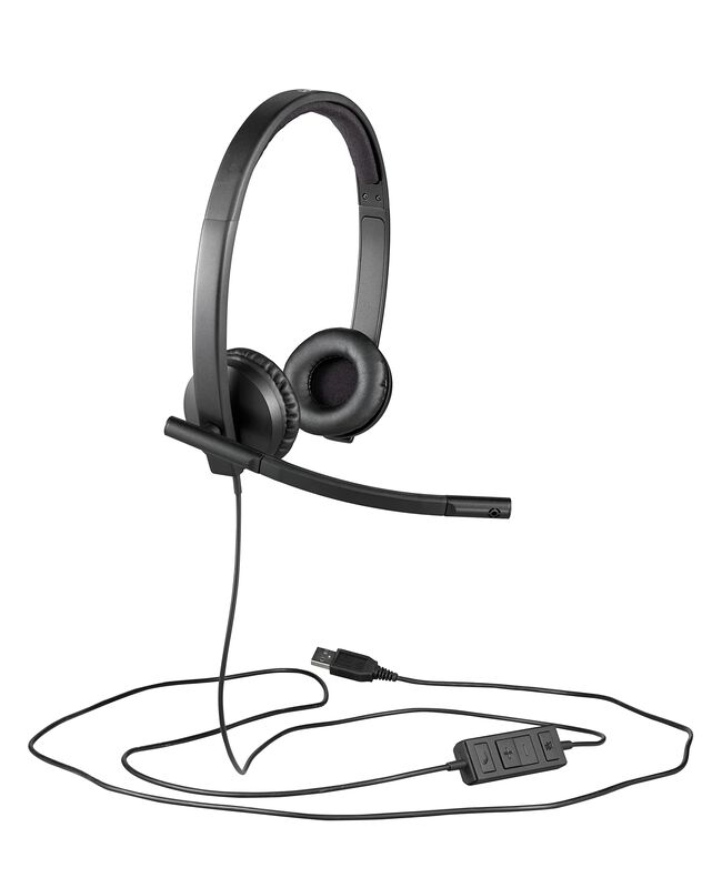 Auriculares Est&eacute;reo Logitech H570e Con Cable Y ... image number null