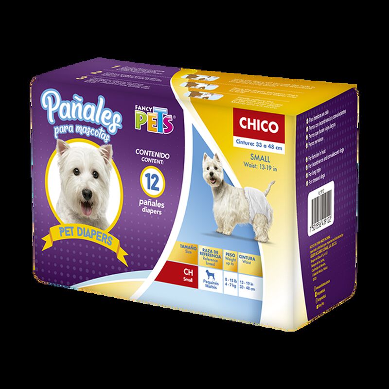 Fancy Pets Pañales Chico Para Perro - 12 Pz image number null