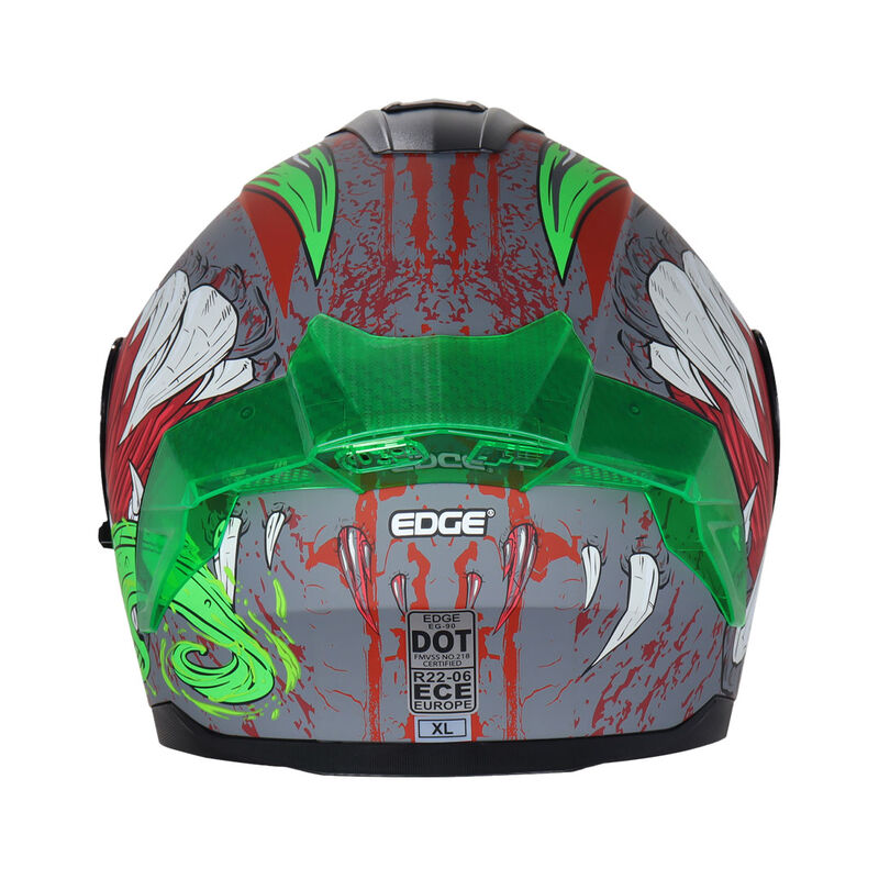 Casco Moto Abatible Boston Monster Cert Ece 220... image number null