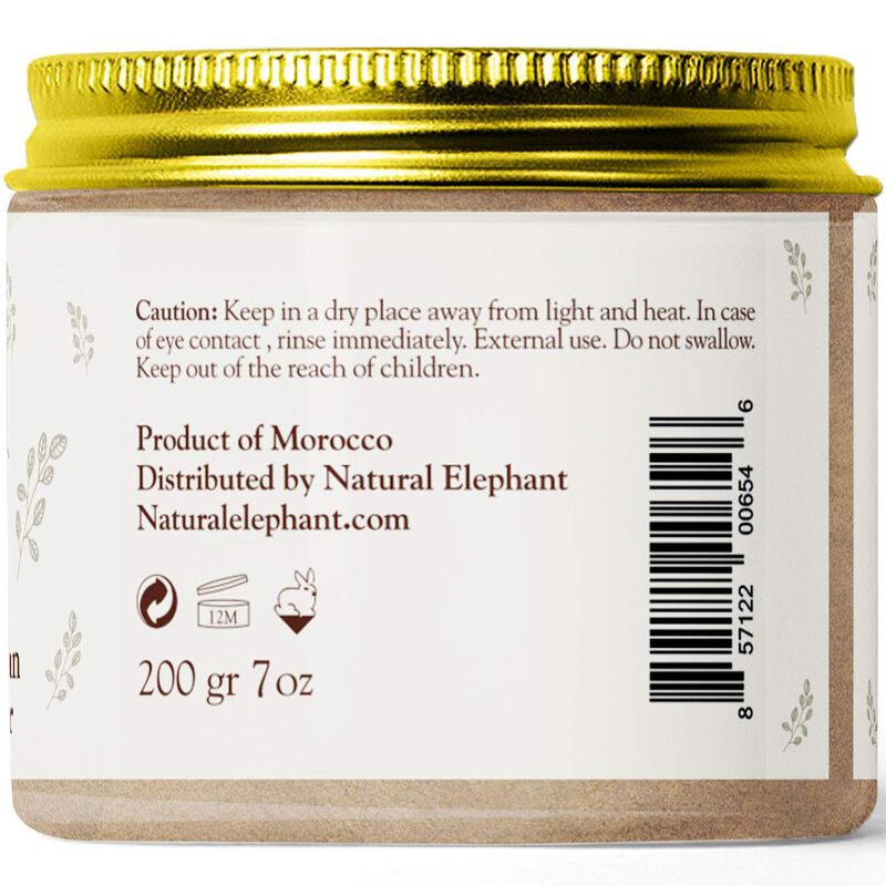 Arcilla En Polvo Natural Elephant Ghassoul Moro... image number null