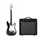Paquete Kaiser Amplificador 6.5" 25W RMS C/Boost + Guitarra El&eacute;ctrica 6 Cuerdas de 39" Negro/Blanco END