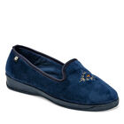 Mora Confort Pantufla para mujer marino