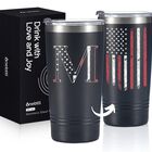 Vaso T&eacute;rmico Onebttl 568 ml De Acero Inoxidable Con Bandera Americana