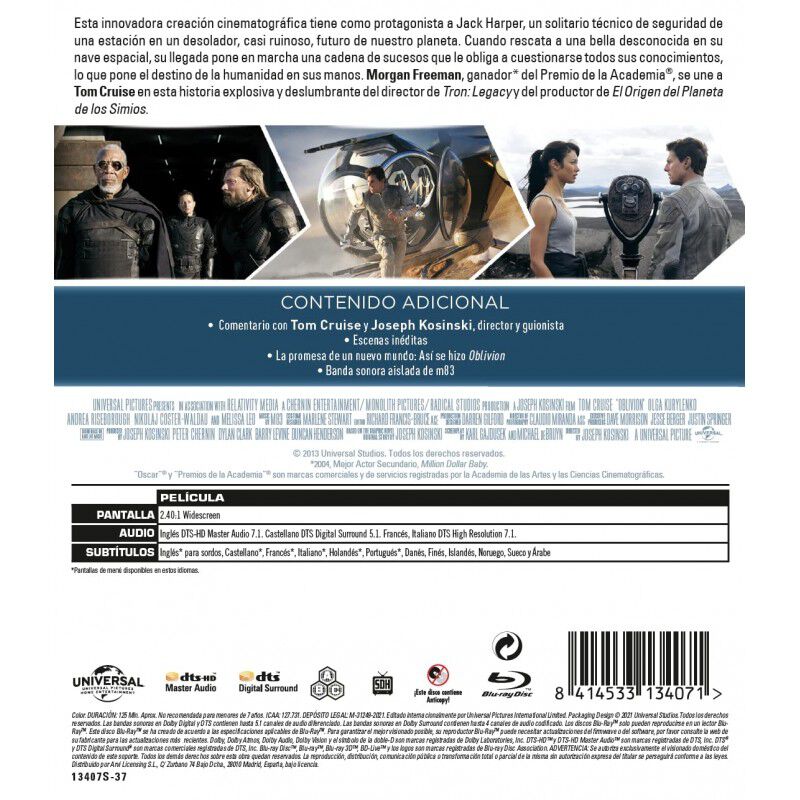 Oblivion (edici&oacute;n 2021) [blu-ray] (2013) image number null