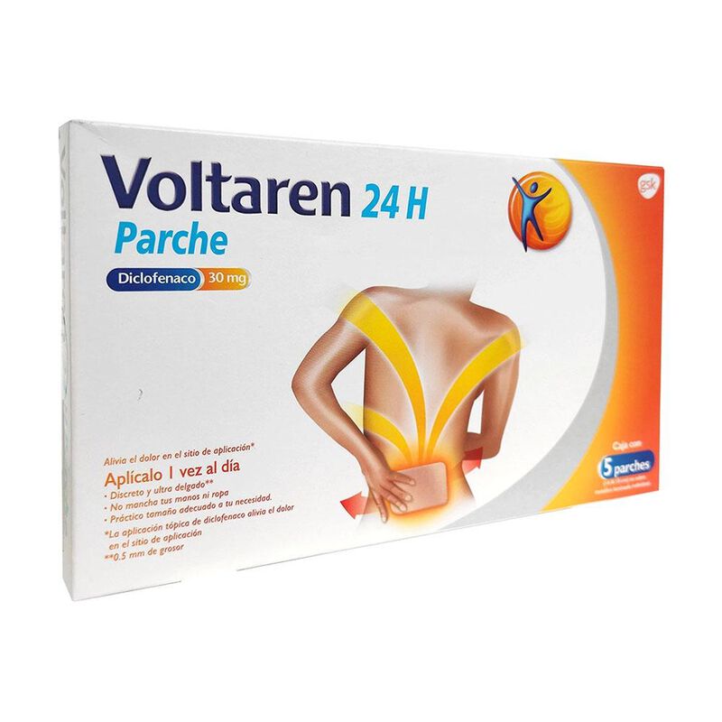 Voltaren 24h Parches 30 Mg 5 Parche image number null